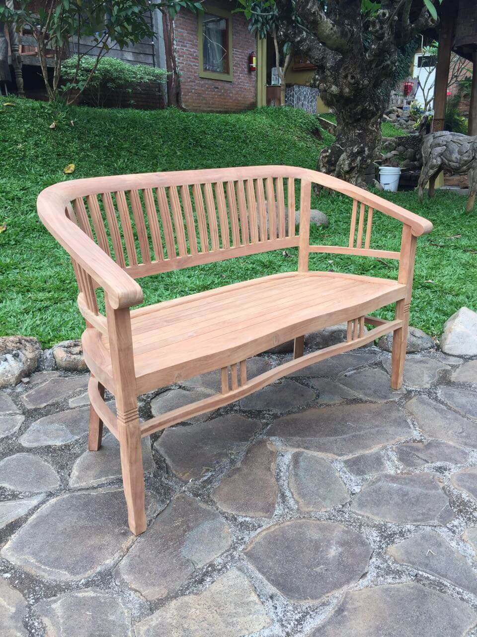 betawi bench teak wood