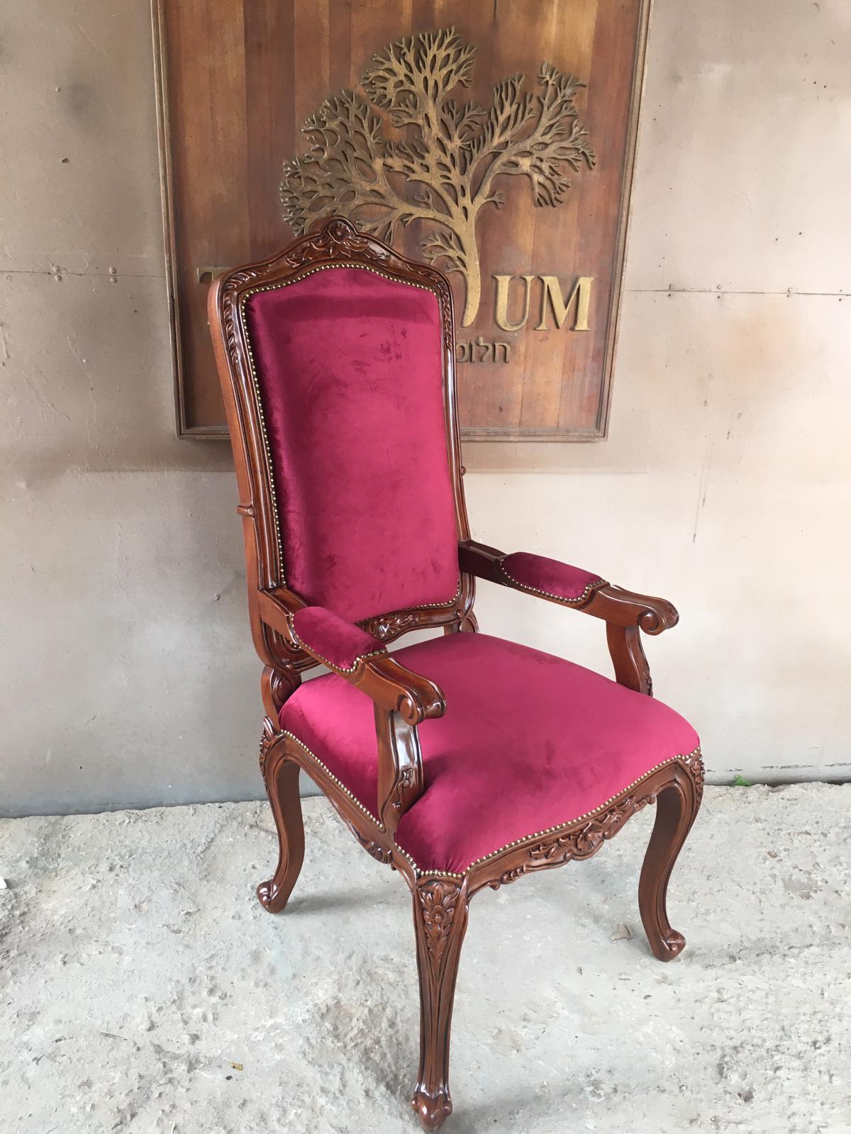 כיסא עץ מלא דגם 2708
