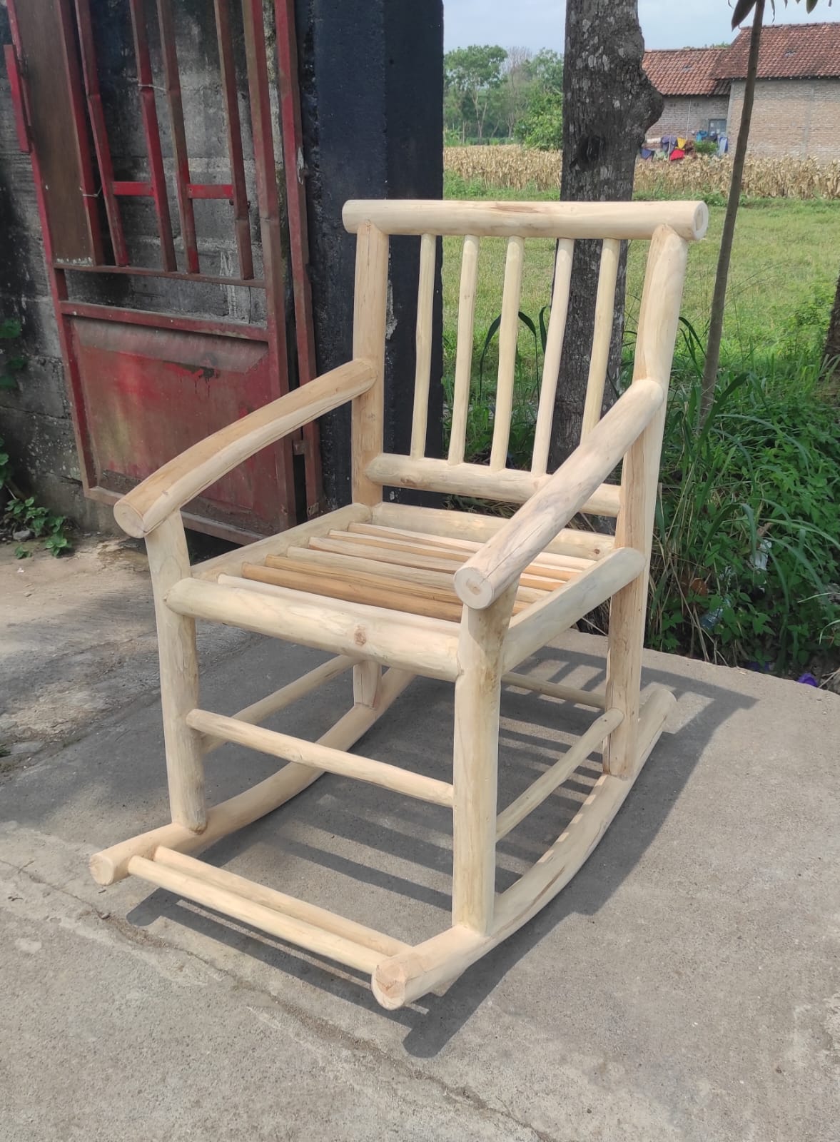 כיסא נדנדה טיק צעיר דגם JBF-035 מידה 110*100*65 במחיר מבצע: 1,800 ש"ח