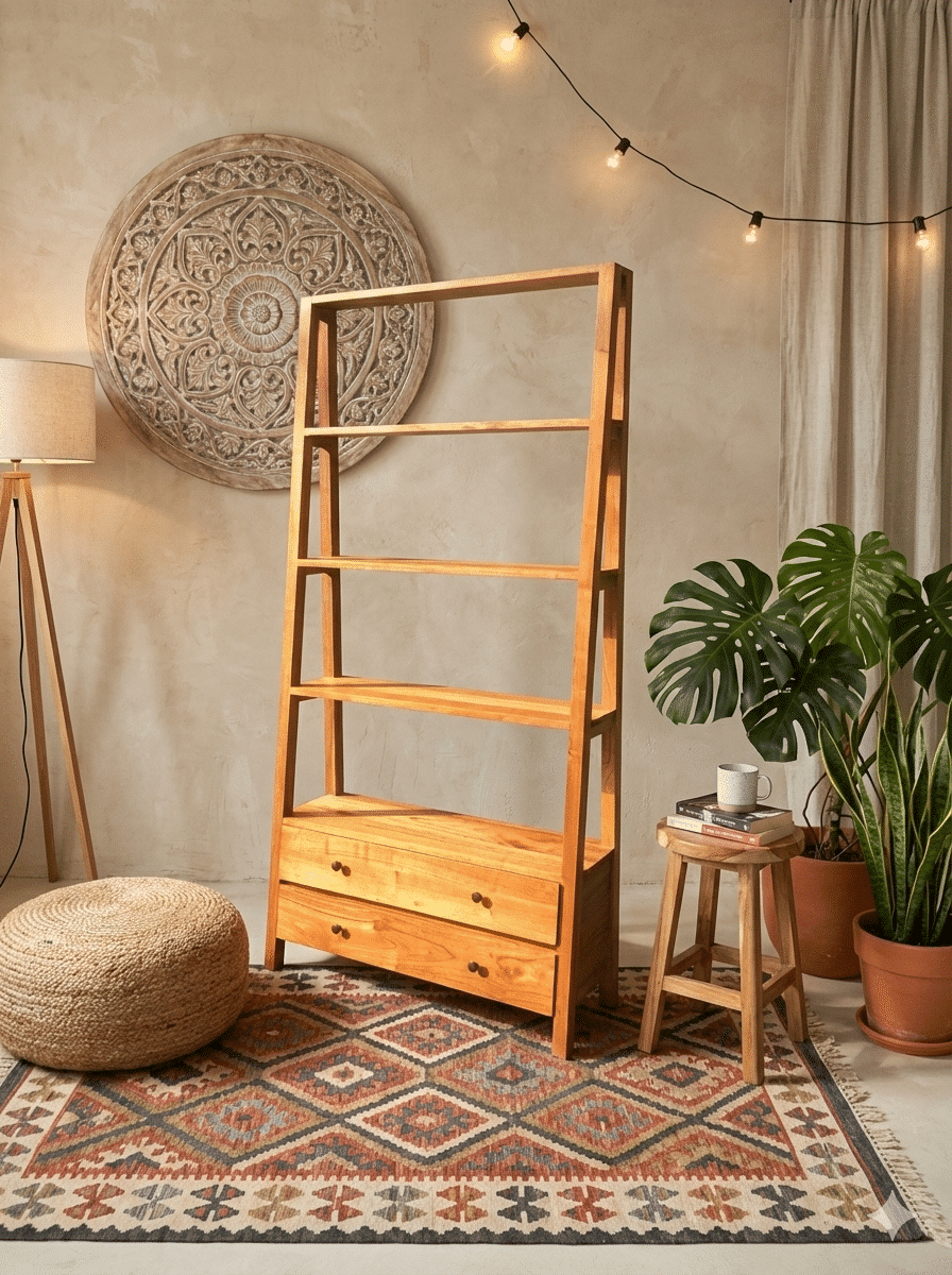 ספריית מדפים 2 מגירות עץ מלא מידה 200*35*100 במחיר מבצע: 1,800 ש"ח