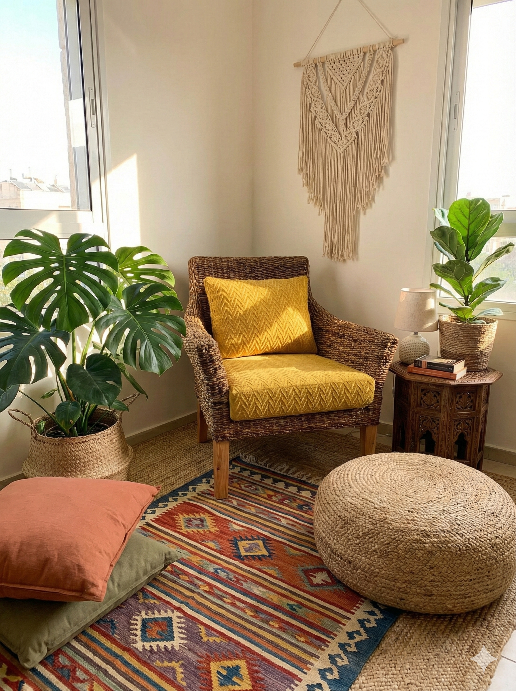 כורסא שלד טיק בשילוב סיגראס מידה 90*60*65 במחיר מבצע: 1,600 ש"ח