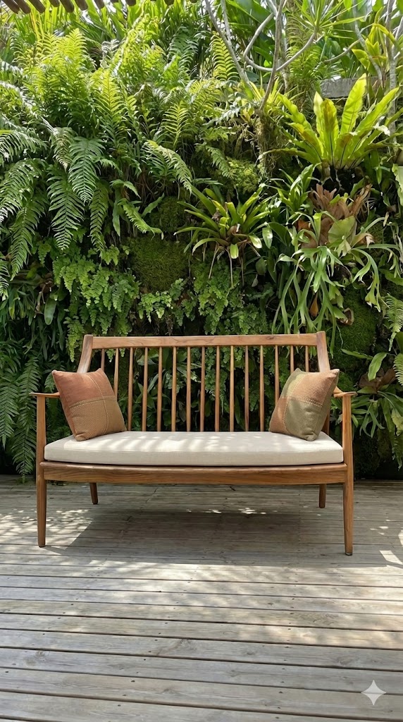 ספה דו עץ טיק מידה 83*83*125 במחיר מבצע: 3,500 ש"ח