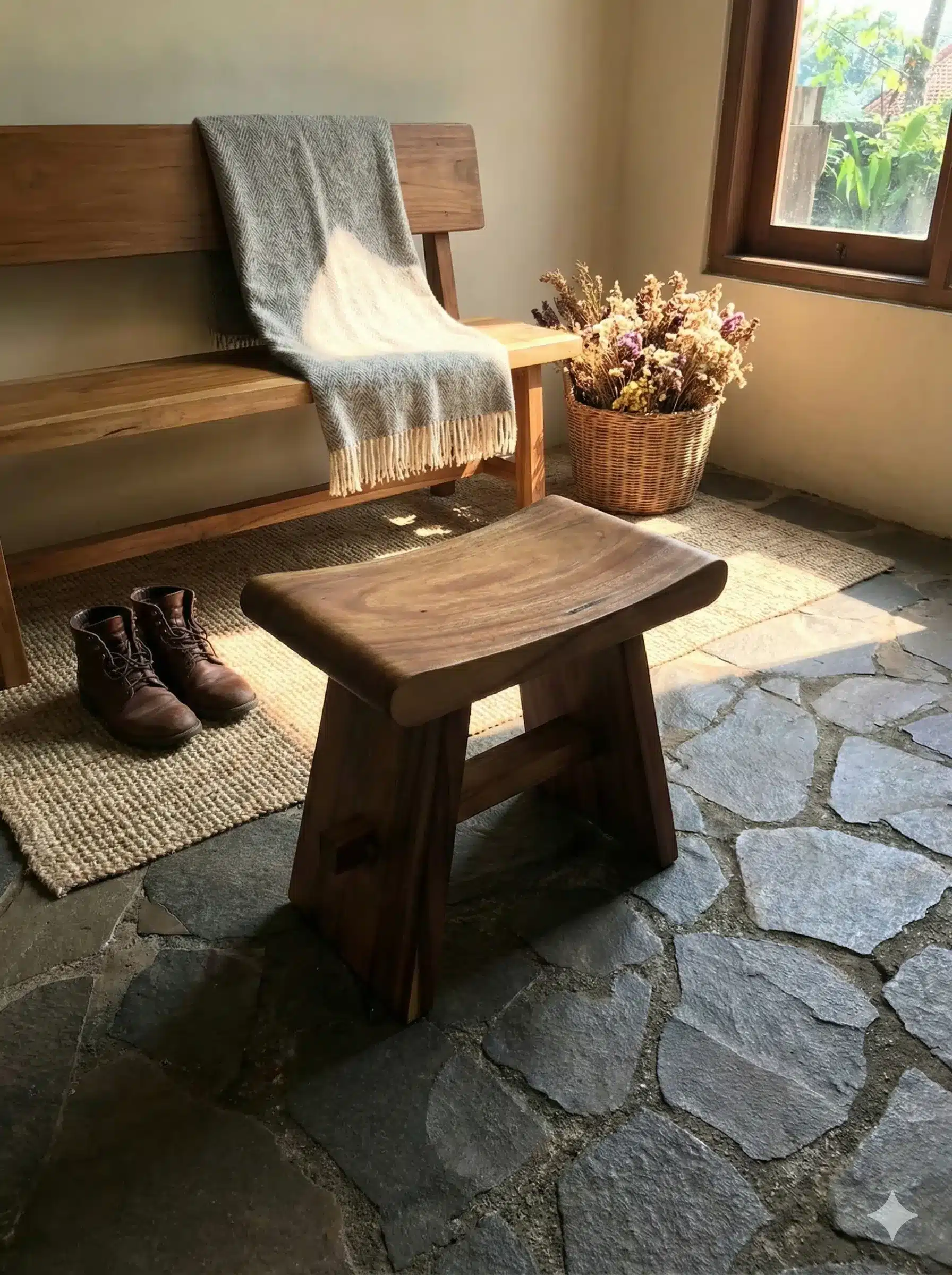 שרפרף גזע דגם sate מידה 45*30*50 במחיר מבצע : 690 ש"ח