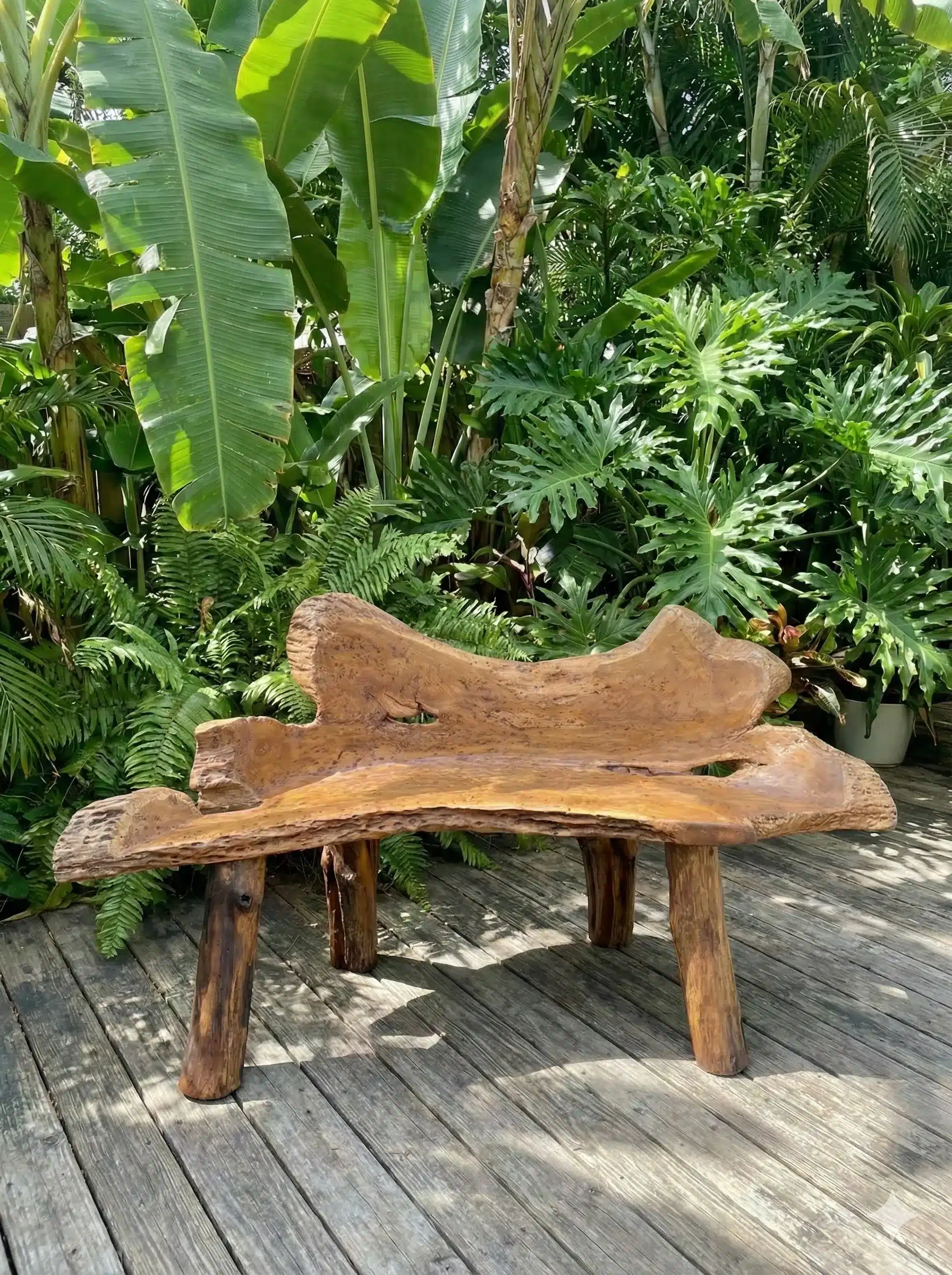 ספסל שורש N  טיק מידה 150 ס"מ במחיר מבצע: 2,200 ש"ח