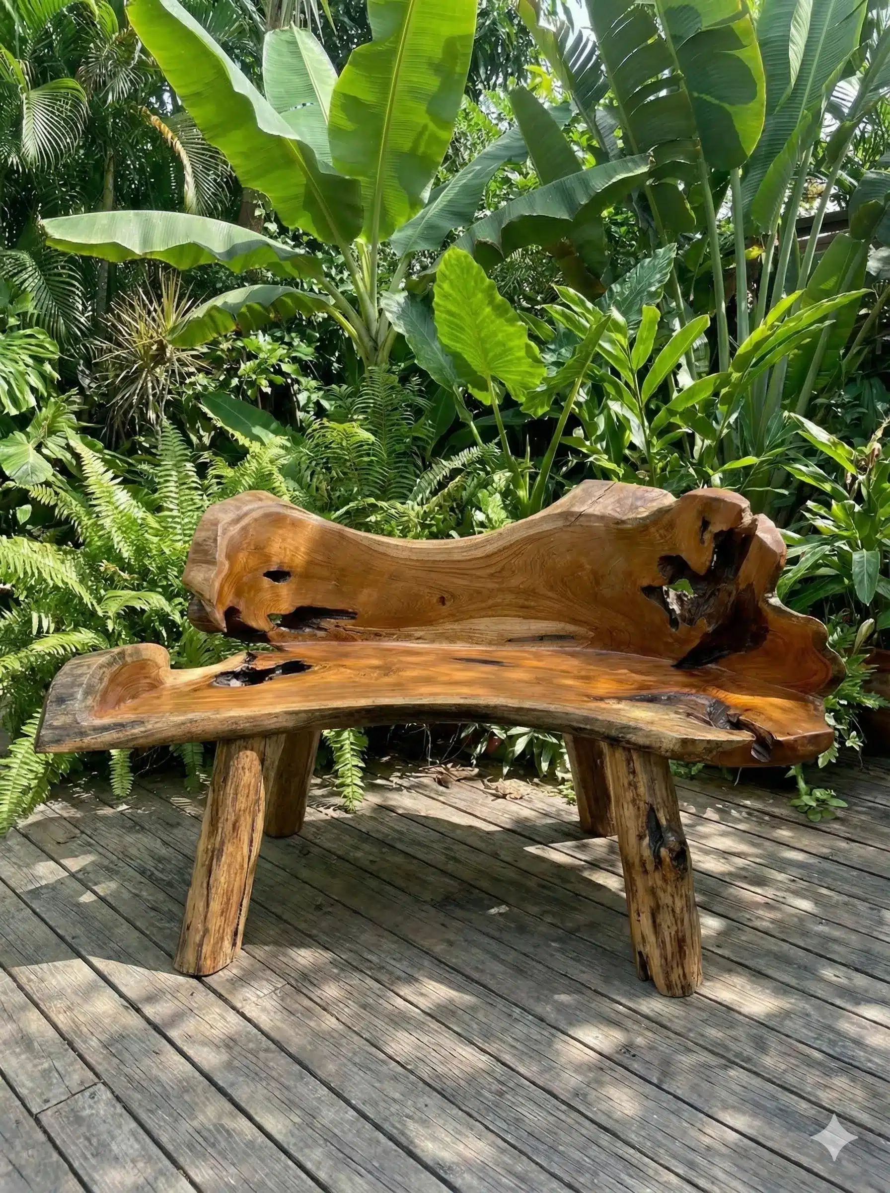 ספסל שורש טיק דגם K מידה 135 ס"מ מחיר מבצע: 1,800 ש"ח