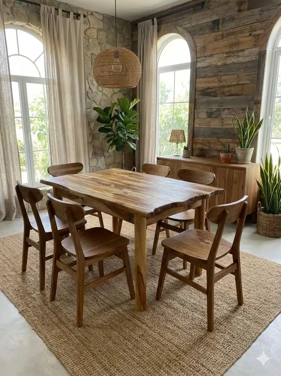 כיסא עץ מלא טיק דגם ropan במחיר מבצע: 590 ש"ח