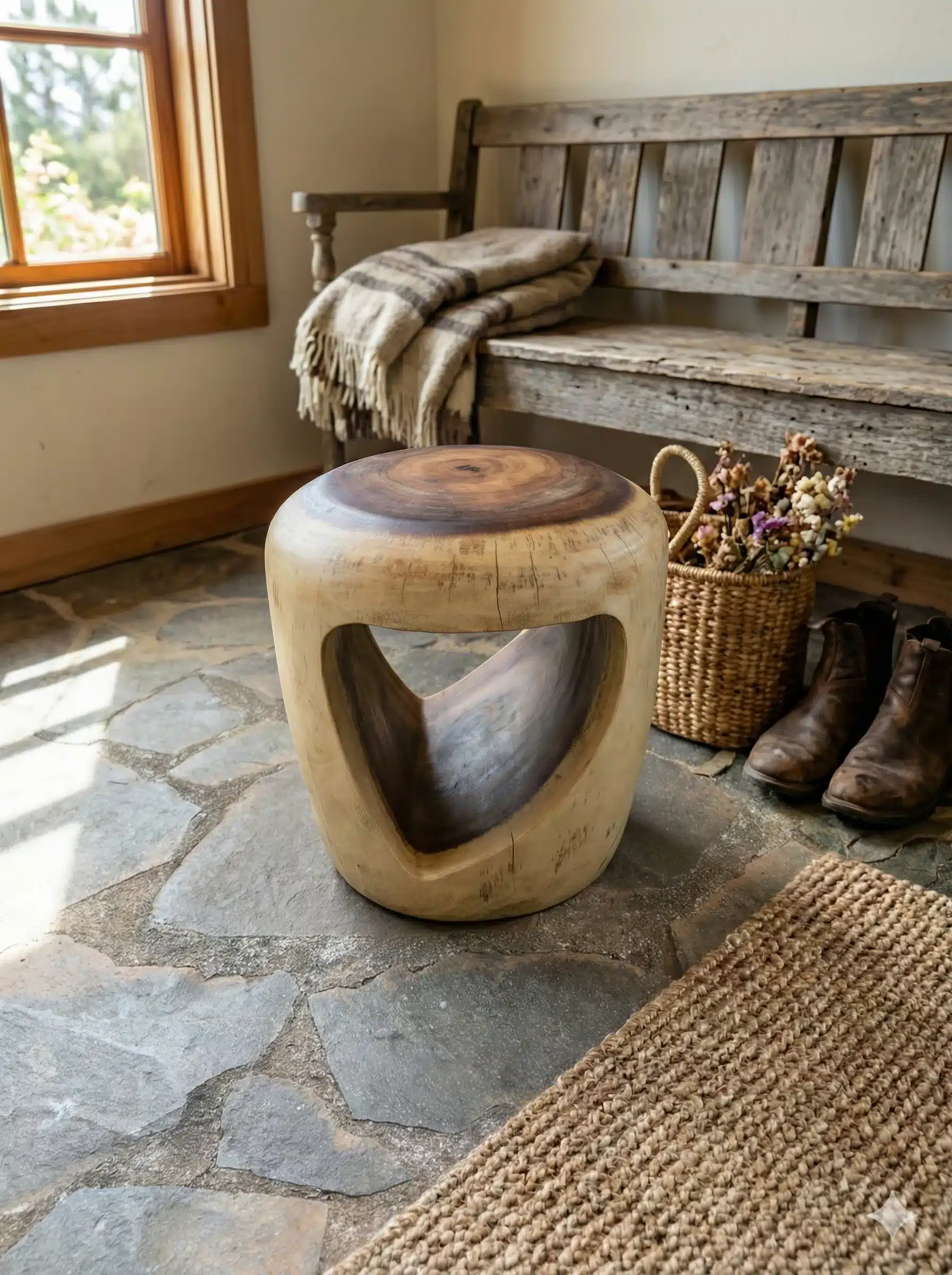 סטול גזע במידה קוטר 40 ס"מ גובה 45 ס"מ במחיר מבצע: 690 ש"ח