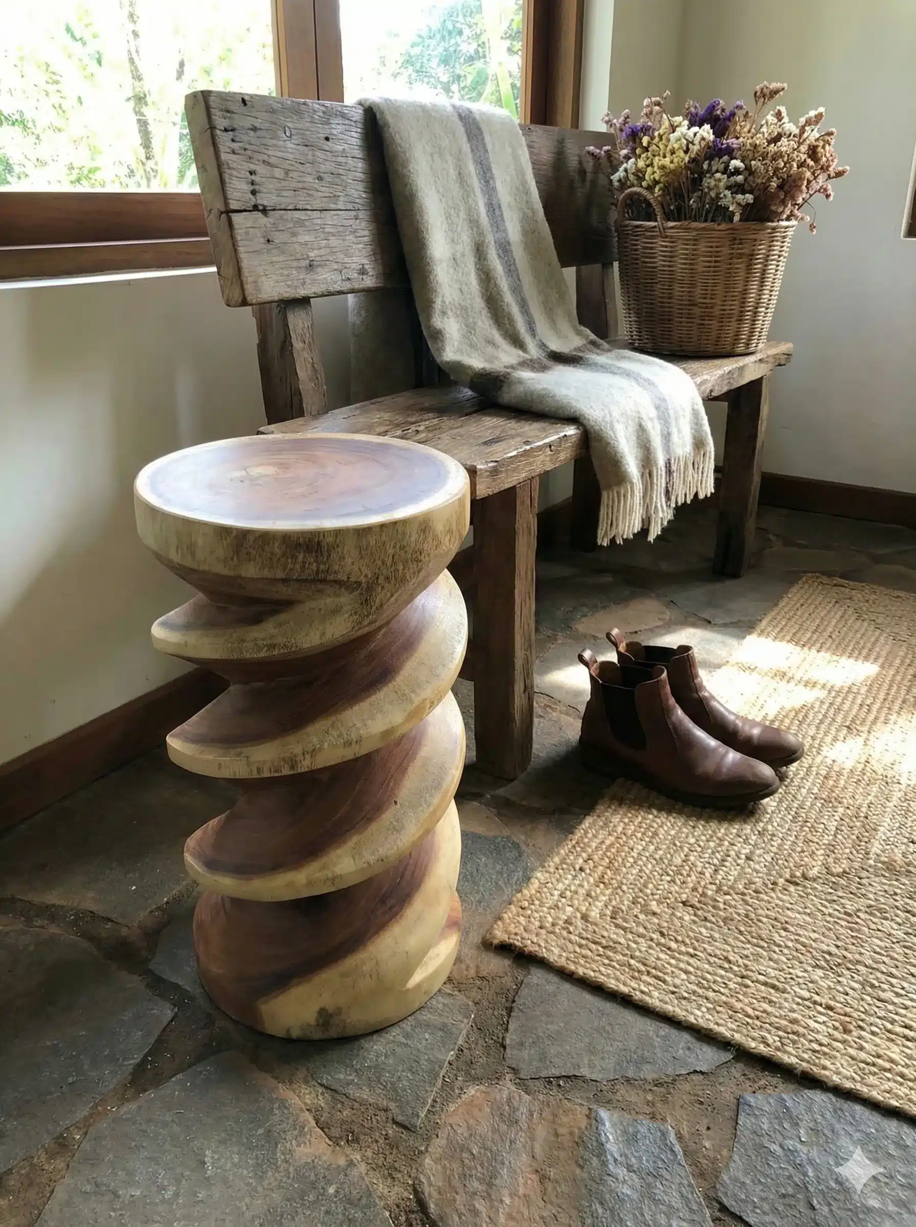 מעמד גזע מפותל קוטר 30 ס"מ גובה 60 ס"מ במחיר מבצע: 890 ש"ח