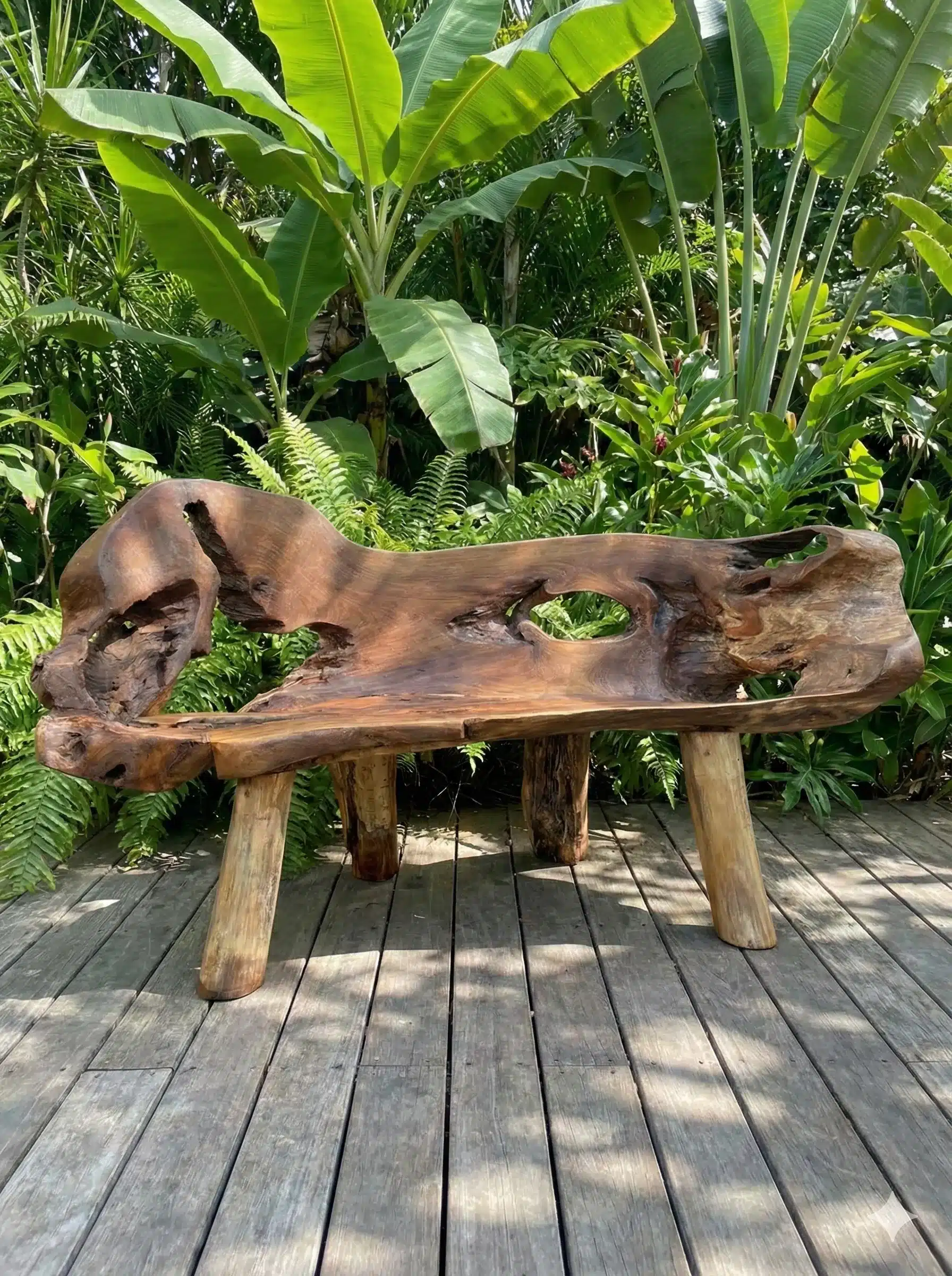 ספסל שורש M  טיק מידה 150 ס"מ במחיר מבצע: 2,200 ש"ח