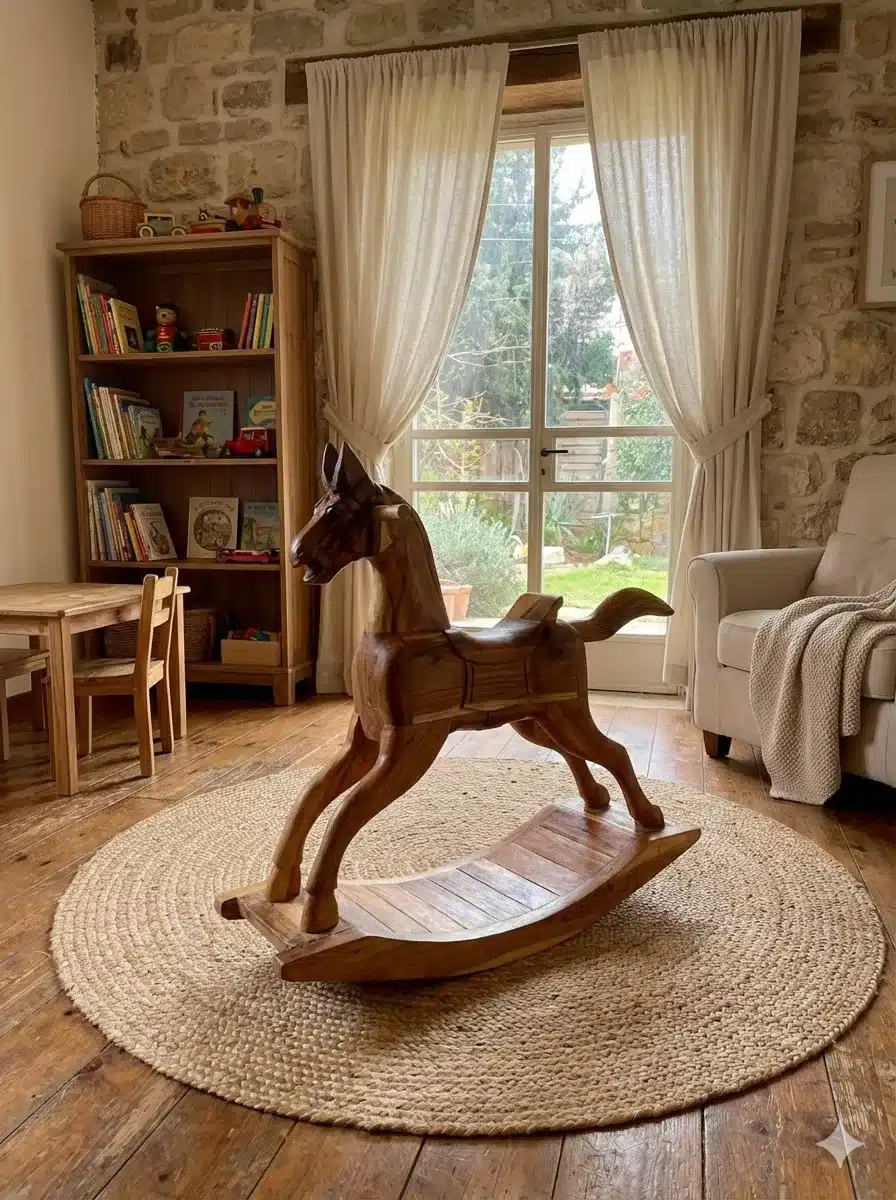 סוס נדנדה דקורטיבי מדהים במחיר מבצע: 990 ש"ח