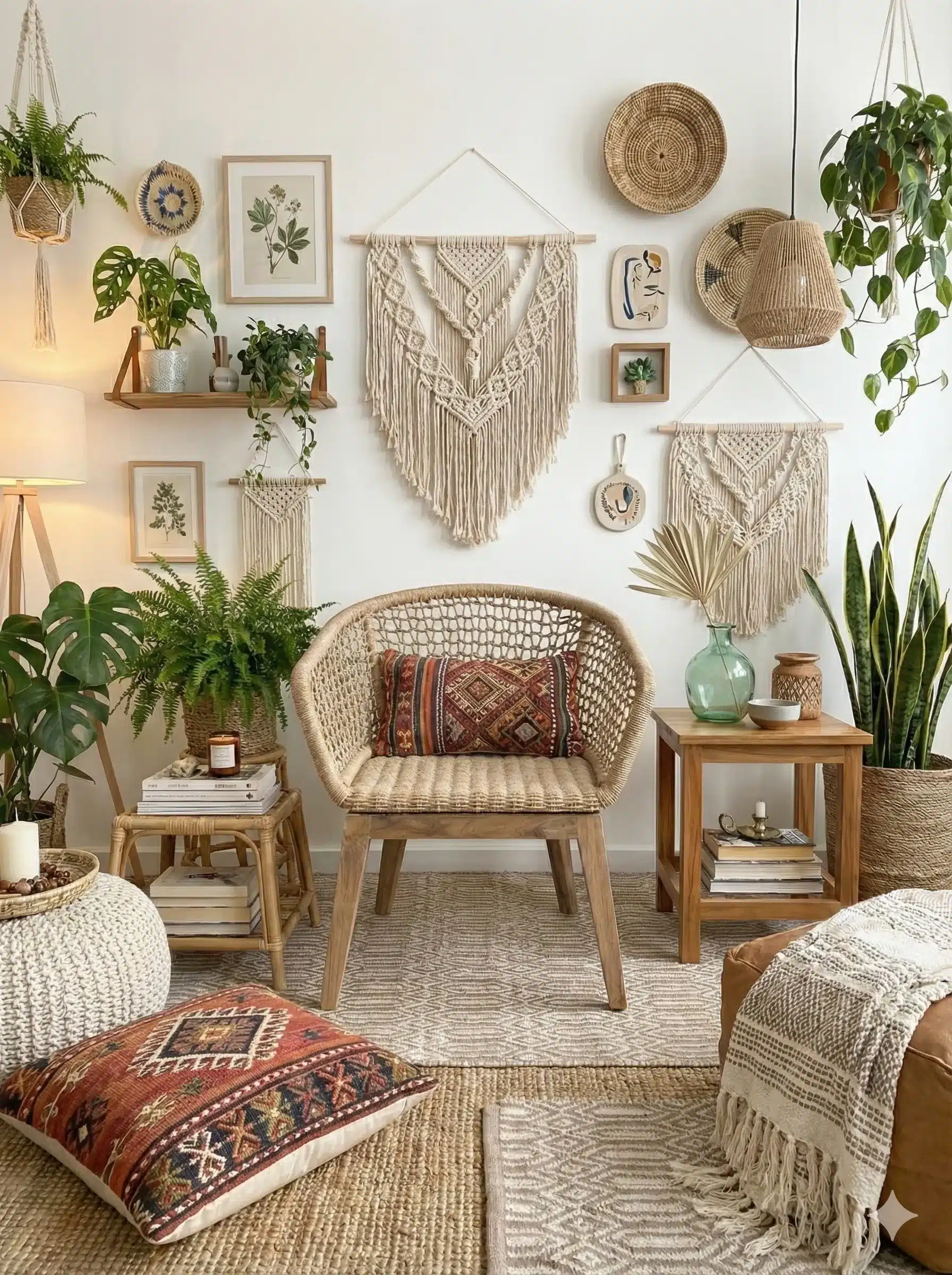 כורסא עץ טיק בשילוב חבל דגם A מידה: 80*60*55 במחיר מבצע: 1,690 ש"ח