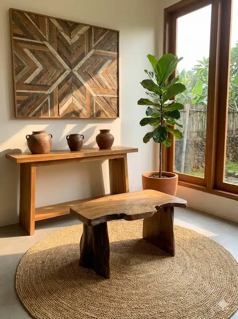 ספסל שורש טיק מידה 35*45*75 מחיר מבצע: 790 ש"ח